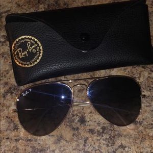 Ray ban aviator glasses